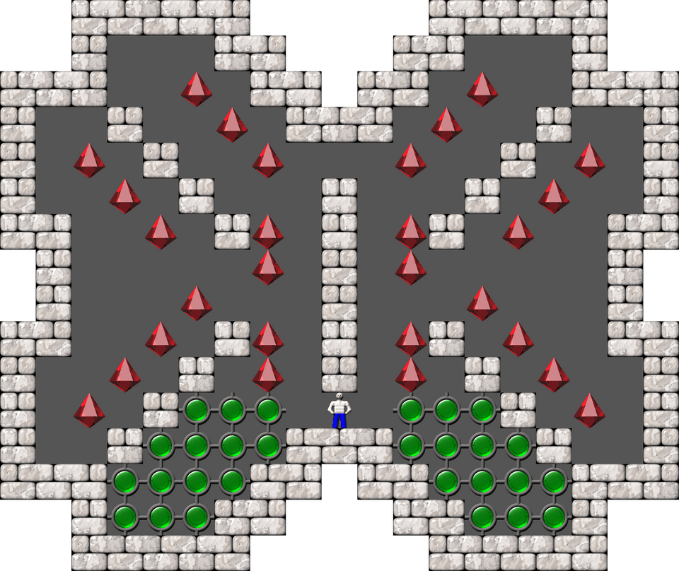 Sokoban Mass Remodel level 1901